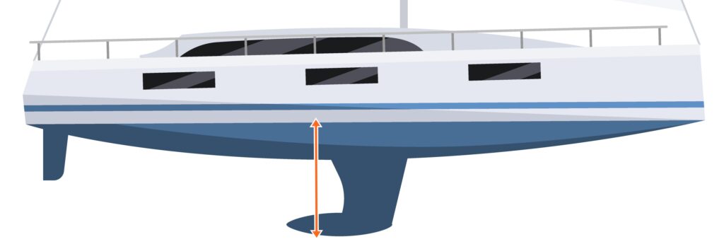 Expensive yacht boat with sail and mast on white background